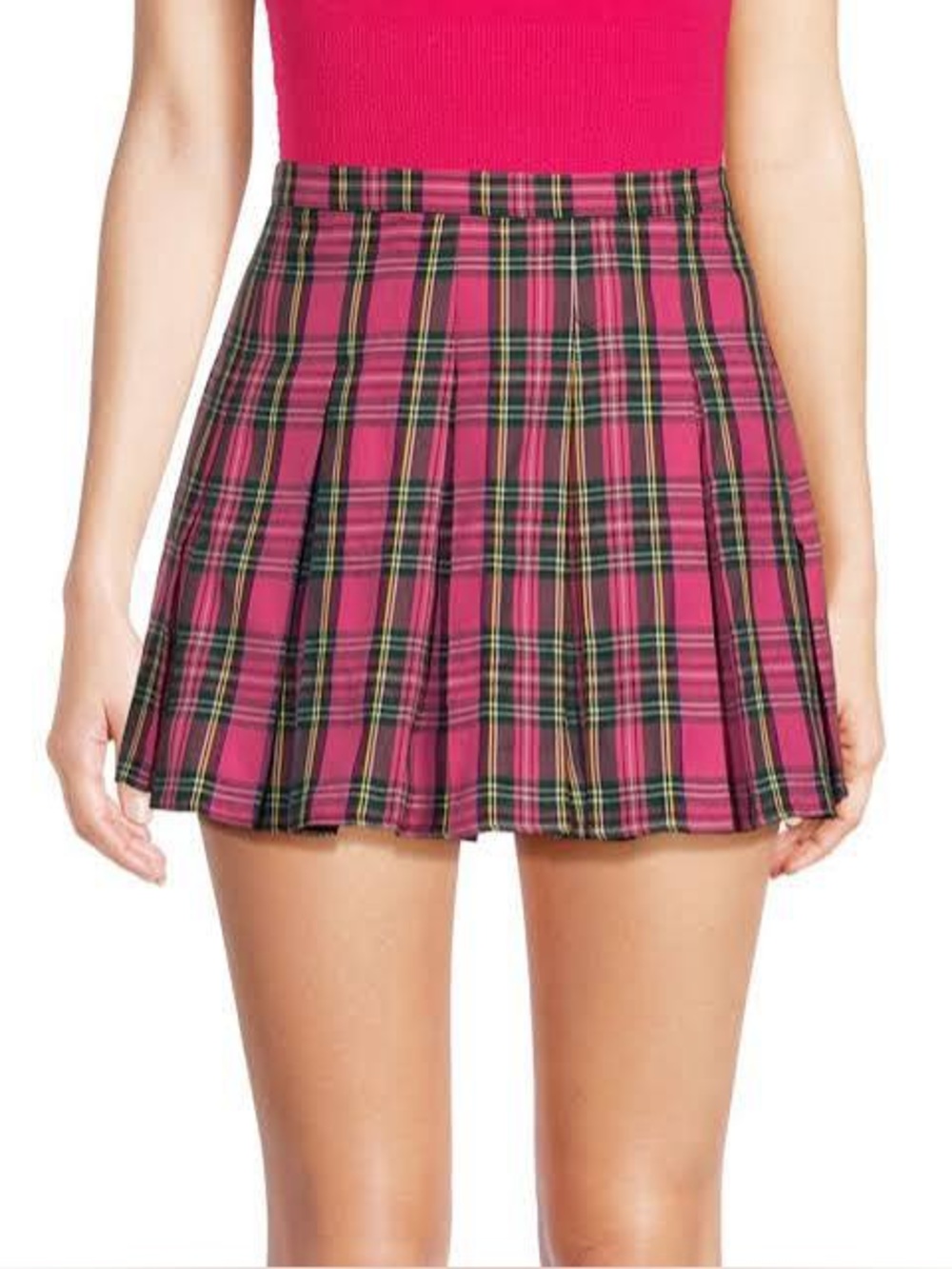 NWOT Amanda Uprichard Dixon Pink
Plaid Skort size XS